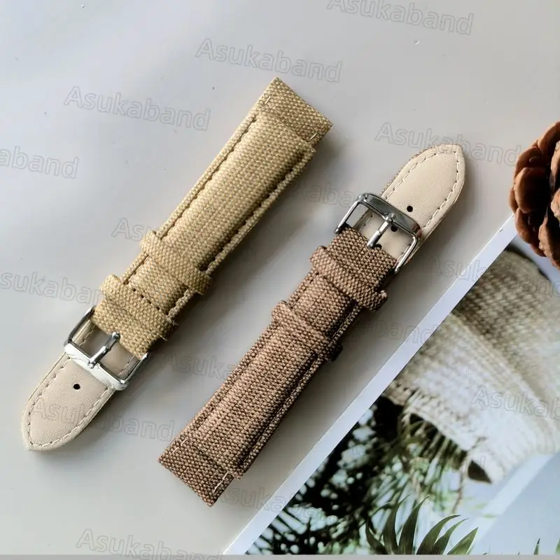 Retro Denim Nylon Watch Strap Canvas Band 10 12 14 16 18 20mm 22mm Bracelet Simple Wristbelt for Samsung for Amazfit for Huawei