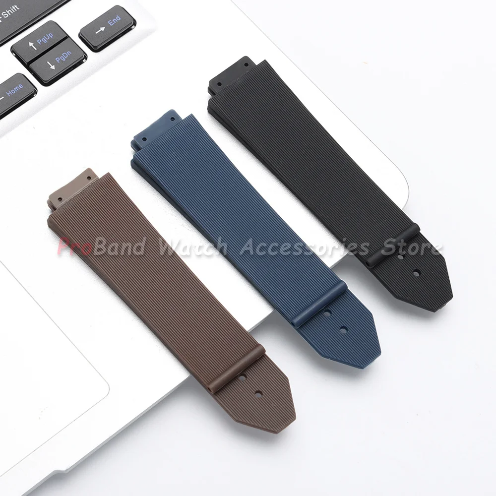 New 26X19 23X15 21X15 20X13mm Strap for Hublot BIGBANG Classic Fusion Watch Rubber Silicone Diving Watch Band Man Women Bracelet