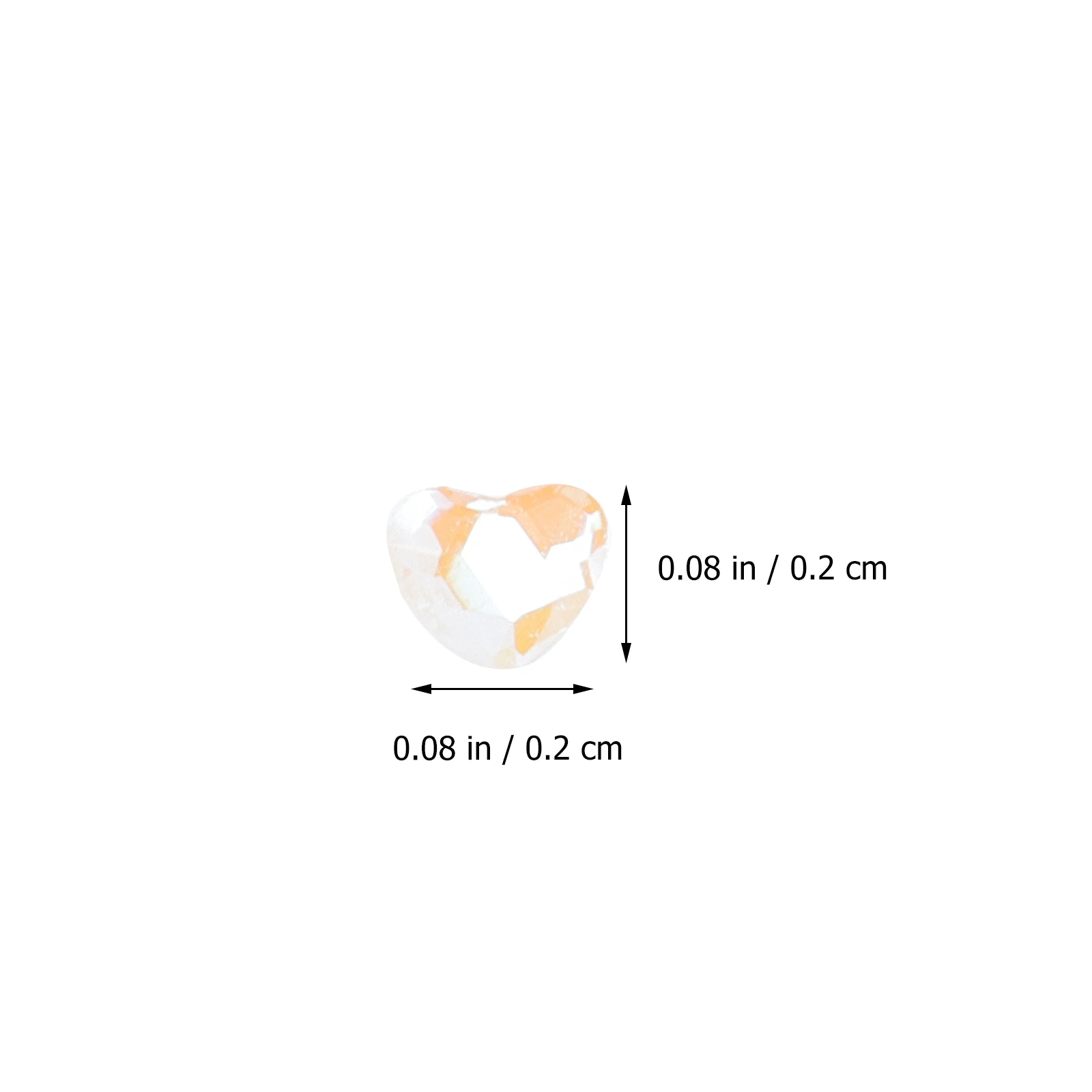 10Pcs Heart Shaped Crystal Tooth Gems Unique Teeth Jewelry Decoration for Real Fake Teeth Wedding Party Prom Birthday Nail Art