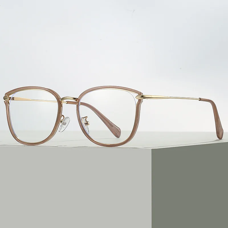 

Transparent Computer Glasses Frame Women Men Anti Blue Light Polygon Eyewear Blocking Glasses Fashion Eyeglasses Reading Eyewear
