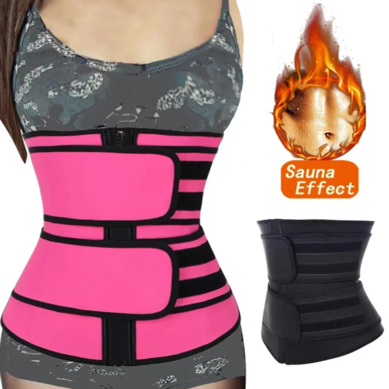 New Women Waist Trainer Fitness Sauna Sweat Neoprene Slimming Belt Girdle Shapewear Modeling Strap Body Shapers Waist Belts