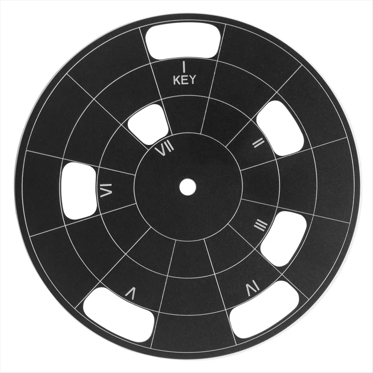 (ABYM) Guitar Chord Wheel, Melody Tool with Base for Learning Guitar Chord Progression Transpose Fingering Practice