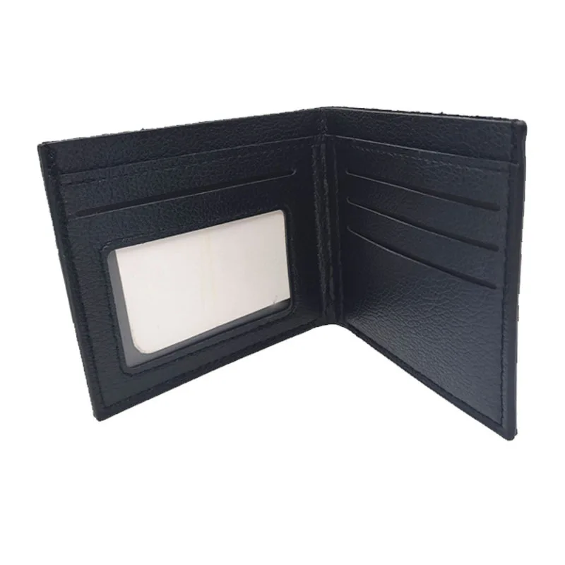 Men's Fashionable Minimalist Wallet Genuine Leather Men Wallets Premium Product Real Cowhide Wallets for Man Short Black Walet