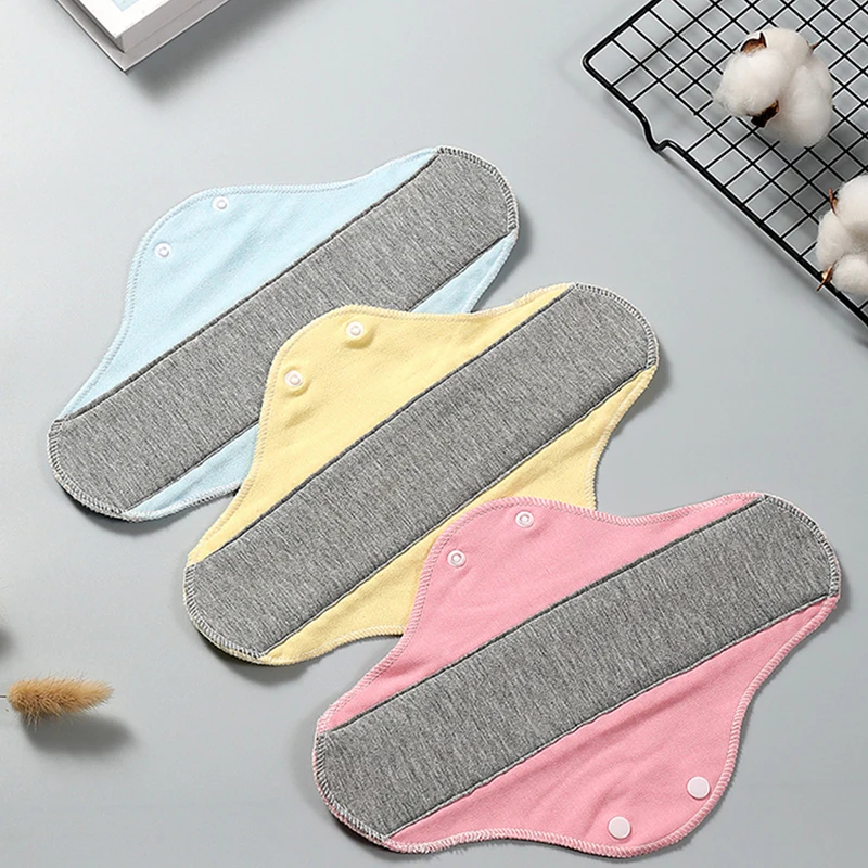 1PC Anti-bacterial Sanitary Napkin Washable Menstrual Pads Reusable Sanitary Towel Breathable Sanitary Pad For Women Lady