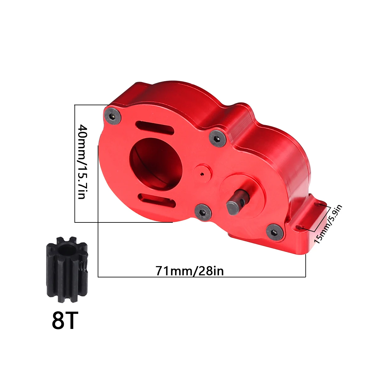 Lower Center Of Gravity LCG Rails Carbon Fiber Chassis Frame Girder Gearbox For 1/10 RC Crawler Axial SCX10 I II III Capra