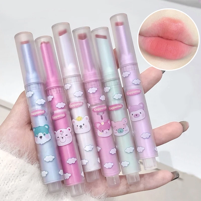 CAPPUVINI Argilla per labbra opaca di ispirazione agli animali - Finitura opaca in velluto, balsamo per labbra a lunga tenuta, Rich Color Payoff