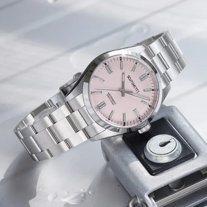 

Мужские автоматические часы SCUTUMETTE, 38,5 мм, механические наручные часы для дайвинга, 20ATM, водонепроницаемые, C3, светящиеся, NH35