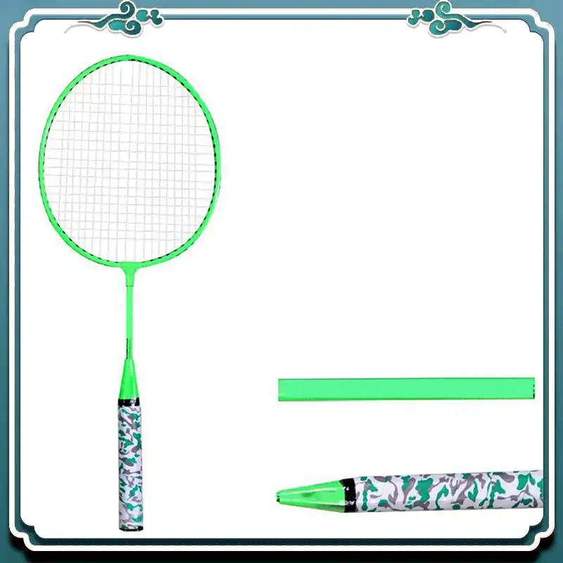 

Reliable 4X Badminton Rackets For Children,Shuttlecocks Racquet Sports Set With 4 Balls For Players Indoor Outdoor Sport Green