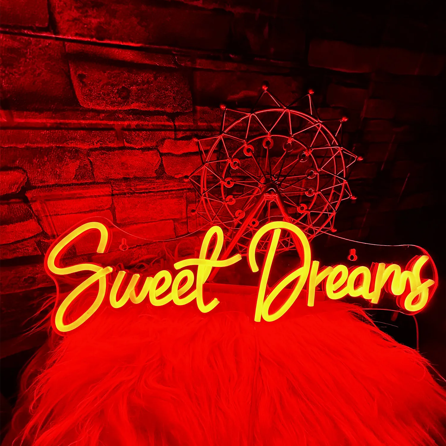 Sweet Dream Neon Sign Custom LED Lamp Wedding Party Valentine\'s Day Marriage Proposal Mural Style Gift Aesthetic Room Art Decor