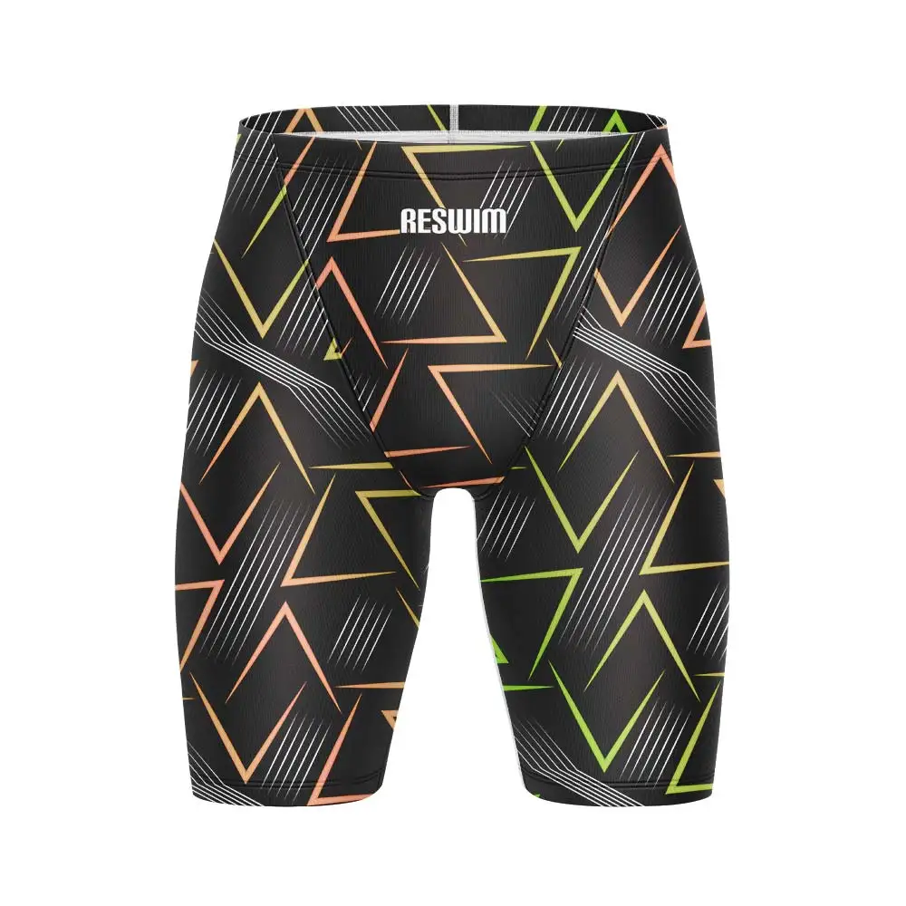 Bañador Jammer para hombre, pantalones cortos de natación, mallas de playa, traje de baño de entrenamiento atlético, pantalones de surf, 2025