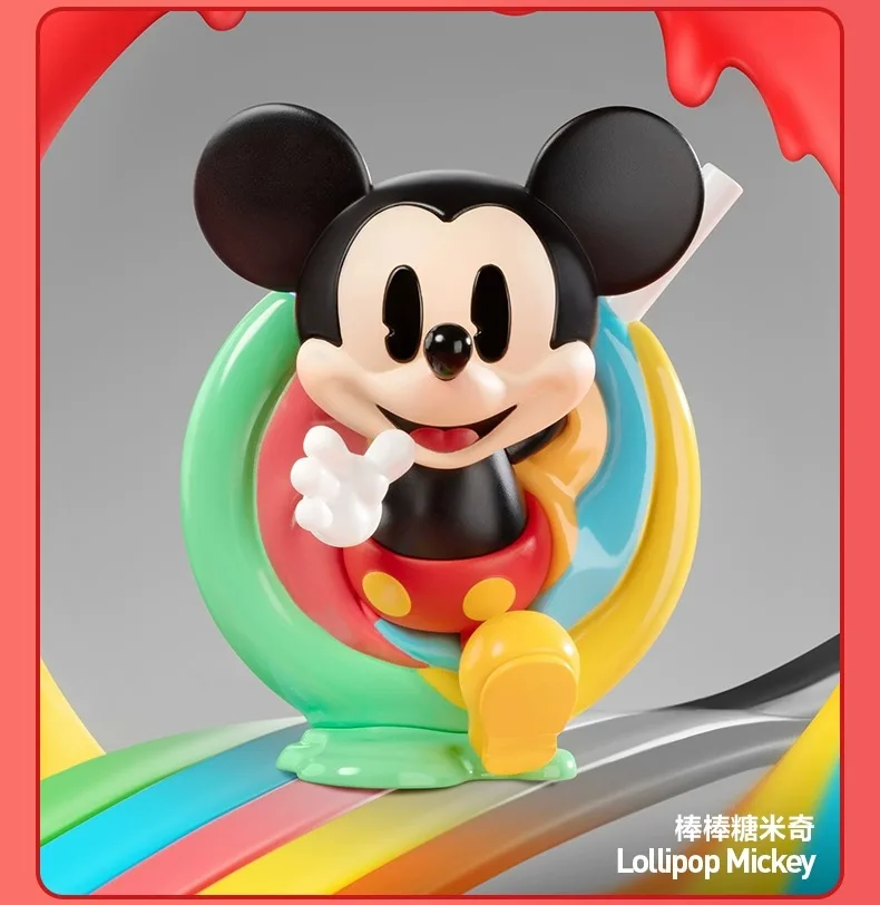 Original Disney Mickey Childhood Of Boundless Imagination Blind Box Cute Anime Figure Model Decoration Birthday Gift For Kids