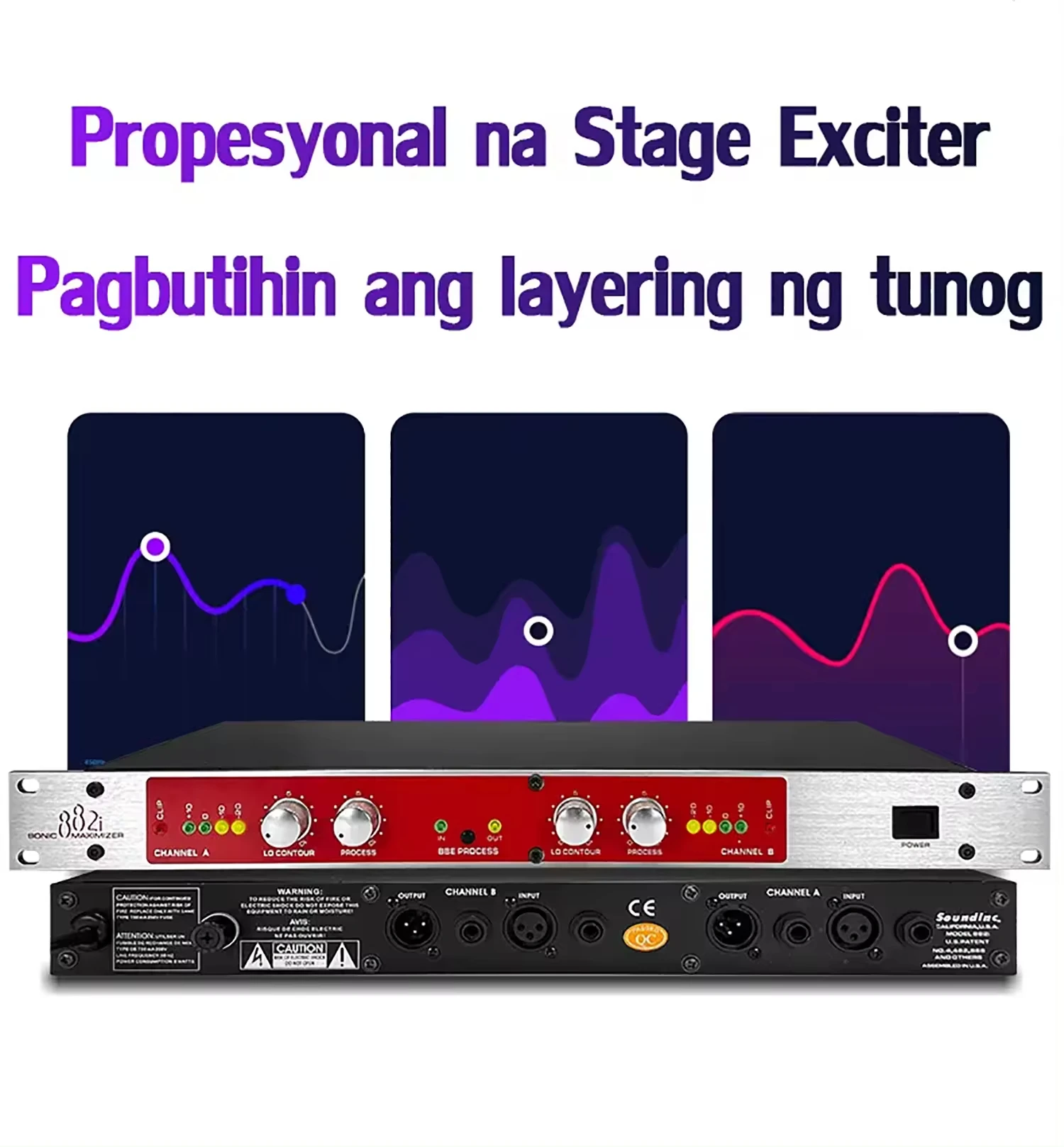 BB E Professional o System 88 2i Enhancer KTV Karaoke Attrezzatura per DJ Processore Metal Outdoor o Driver Eccitatore Maximizzatore