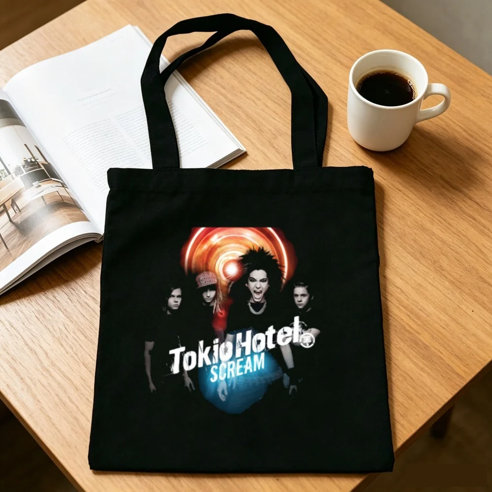 Tokio Hotel tote bag torba na zakupy sac cabas y2k canvas  bolsas de tela woman