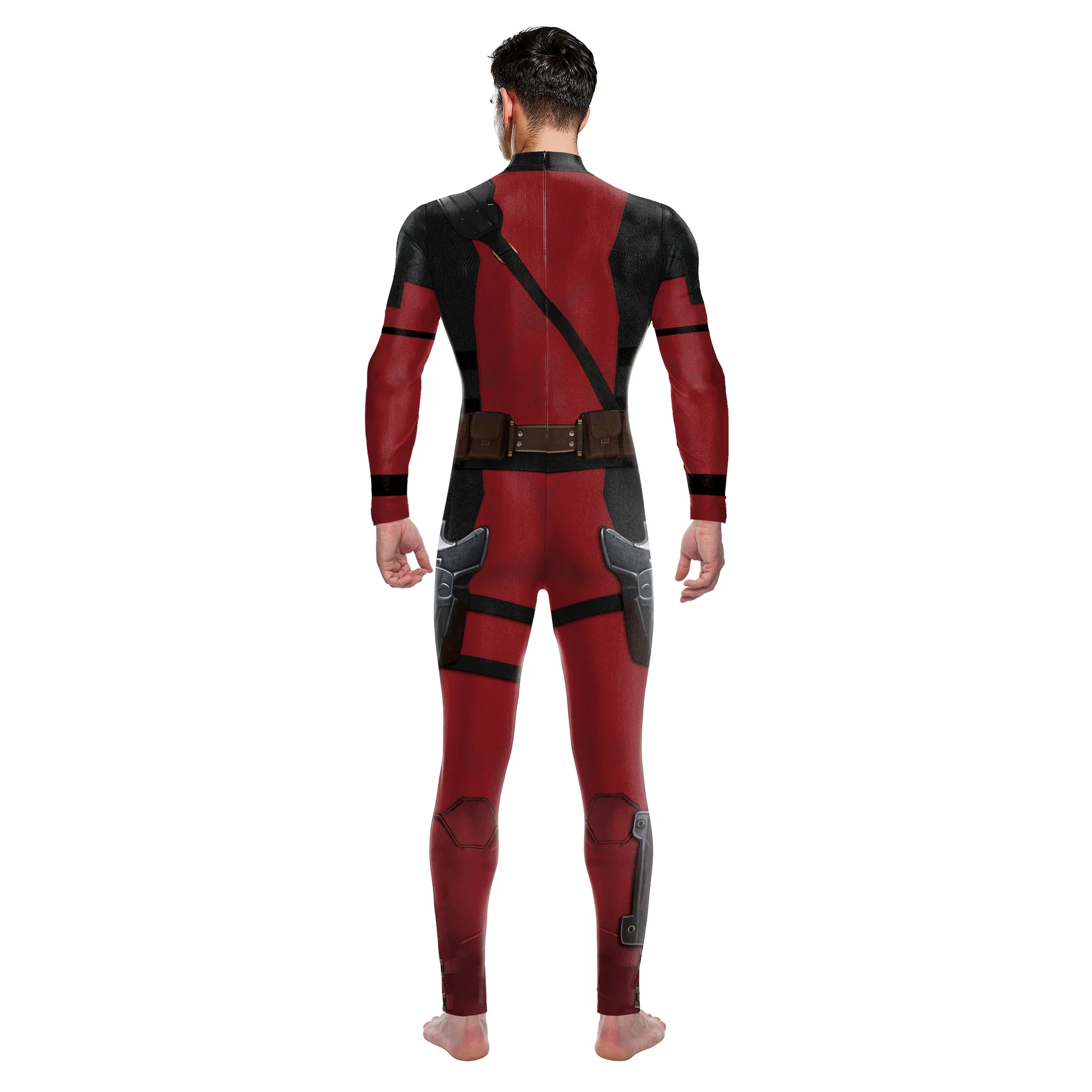 Anime Superhero Wolverine Deadpool Cosplay Costume Halloween Costume Adult Zentai Bodysuit Outfit jumpsuits