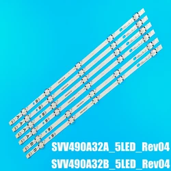 LED Strip For Telefunken D49F286B4CW TE49282B34C2H D49F283M3CI D49F279N3CW TE49283N25F1C10D LT49V4200 SVV490A32A SVV490A59A