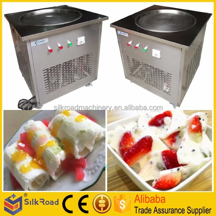 

Good Quality rolled fried ice cream machine