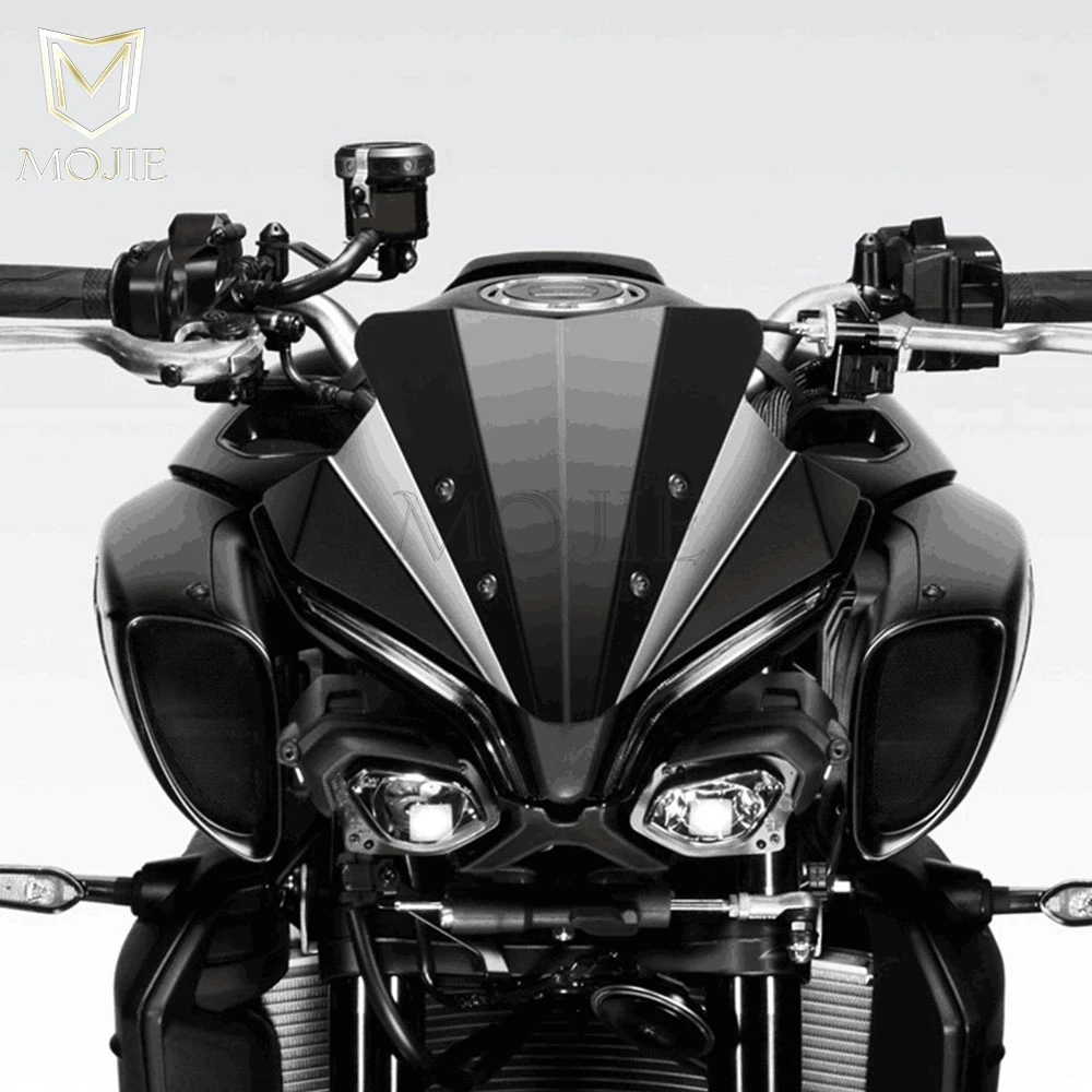 Motorcycle Aluminum Windshield Fairing Wind screen Deflector Accessories FOR YAMAHA MT-10 MT10 MT 10 2022 2023 2024 2025 2026