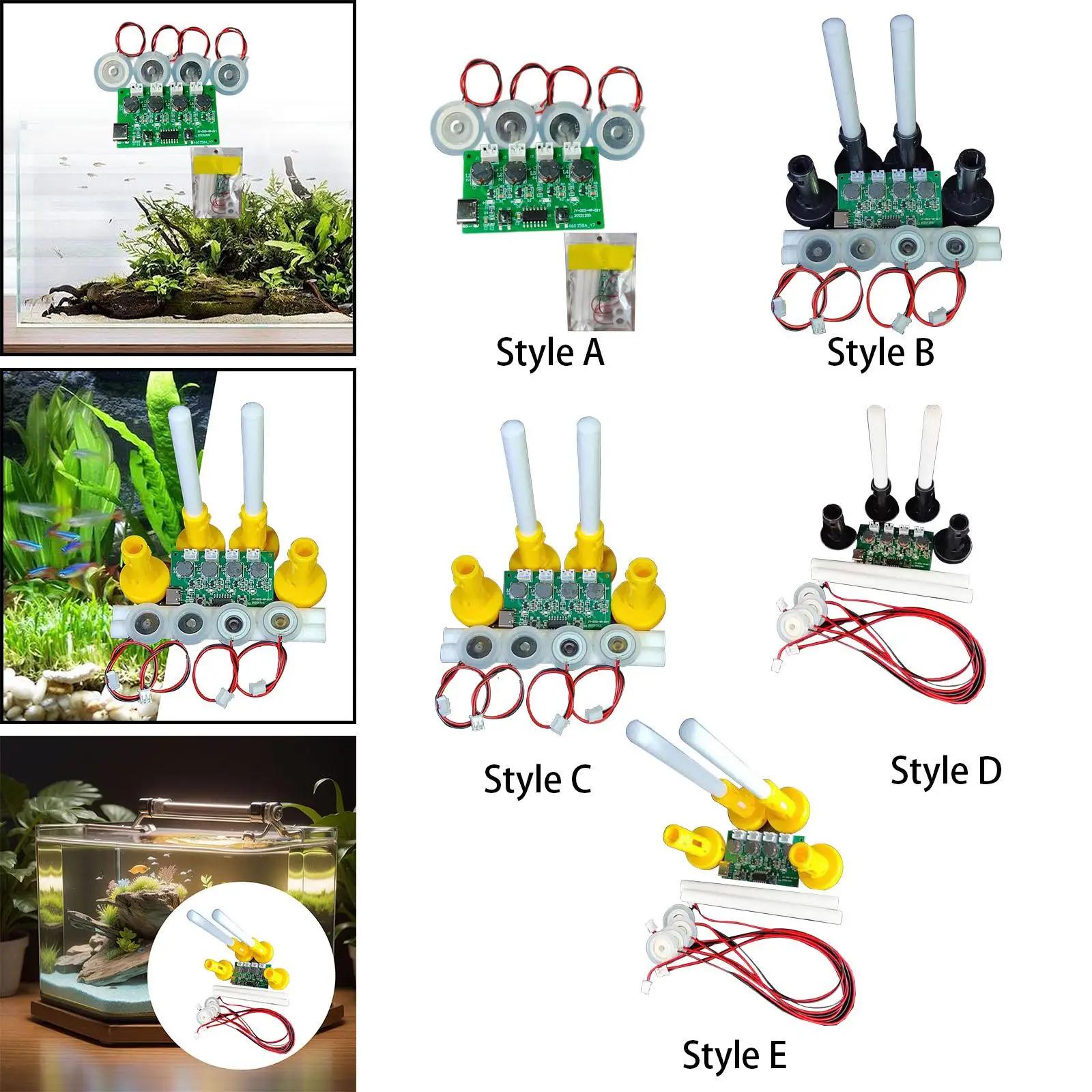 USB加湿器コントロールボード,DIYモジュール,組み立てが簡単,4スプレー