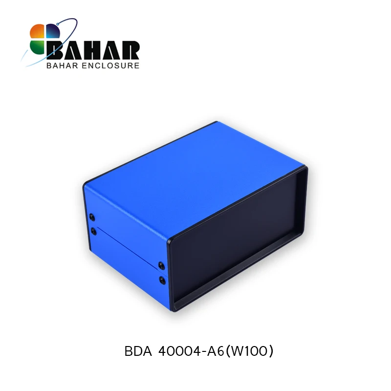 Efficient Bahar Enclosure Iron Desk Top Shell with flat Cover Model BDA 40004 Control Iron Metal Enclosure Power Supply  Box