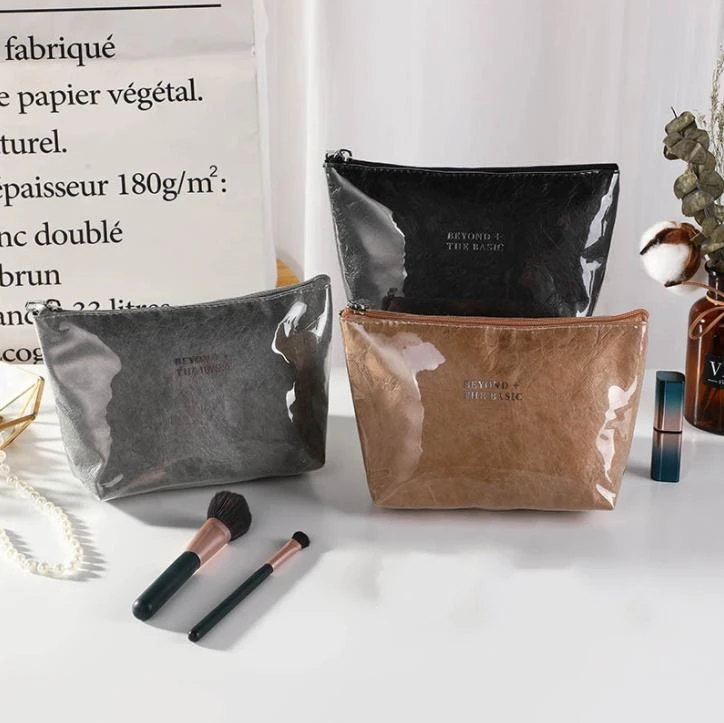 

50pcs Tyvek Waterproof Cosmetic Bag Beauty Makeup Pouch Clutch Storage Toiletry Bag Wet Swimsuit Bag SN2230