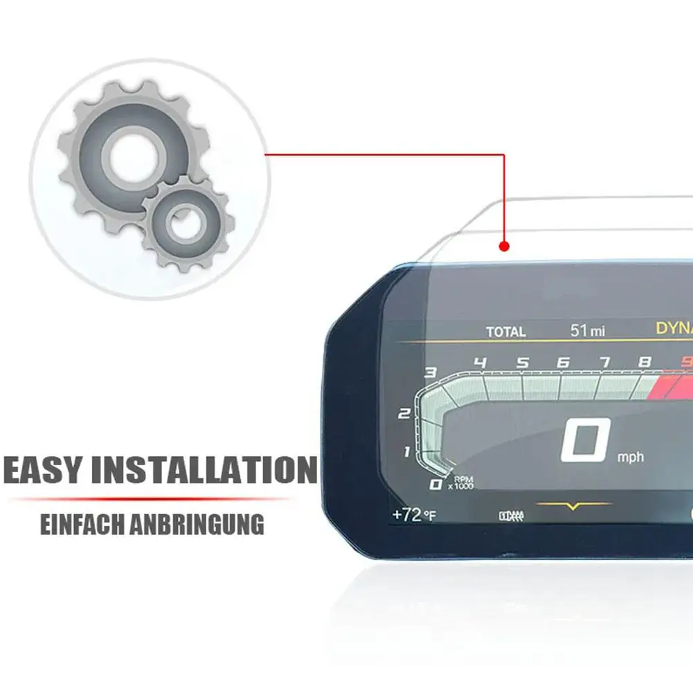 สําหรับ BMW R1250GS R1200GS LC Adv F750GS F850GS C400X F900XR R1250R R1250RS Cluster Scratch ฟิล์มป้องกันหน้าจอ TPU