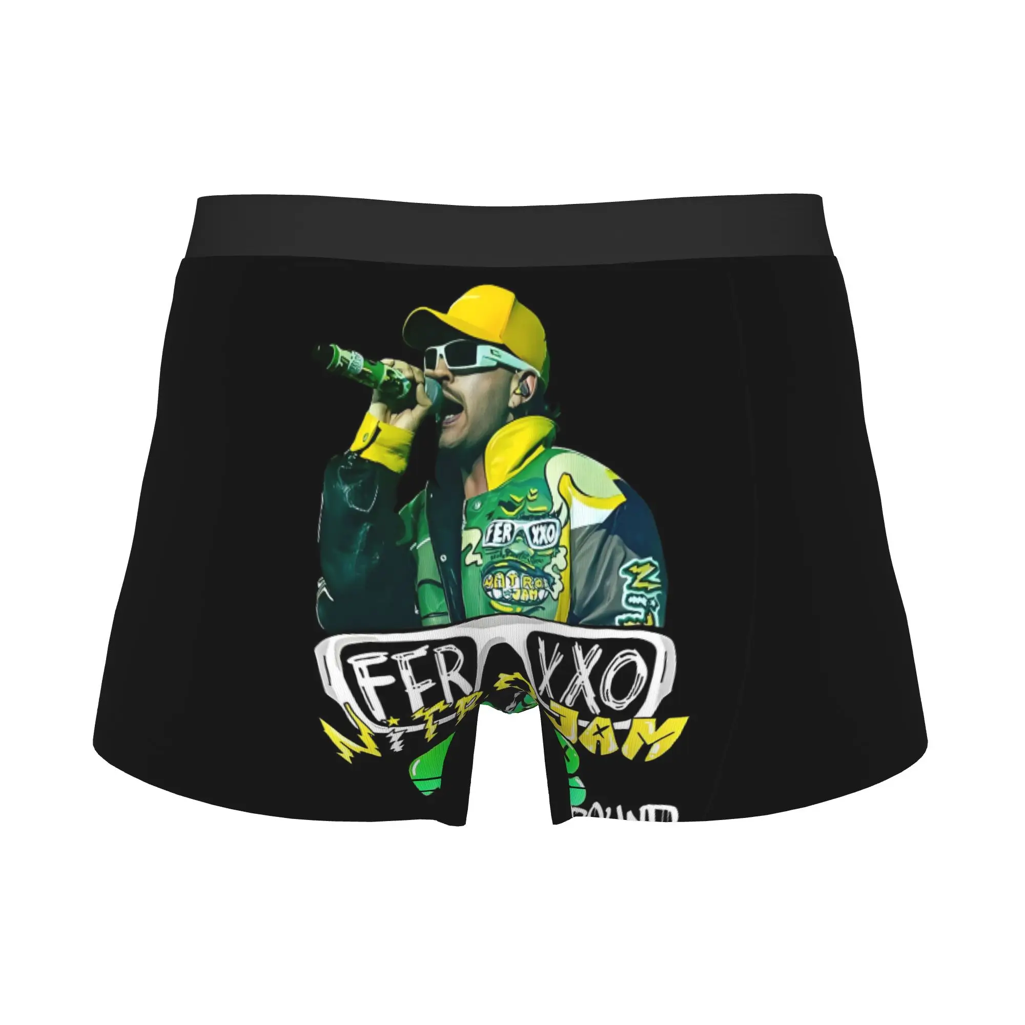 Singer Feid Ferxxo Boxers Shorts Mens  Briefs Underwear Novelty Underpants