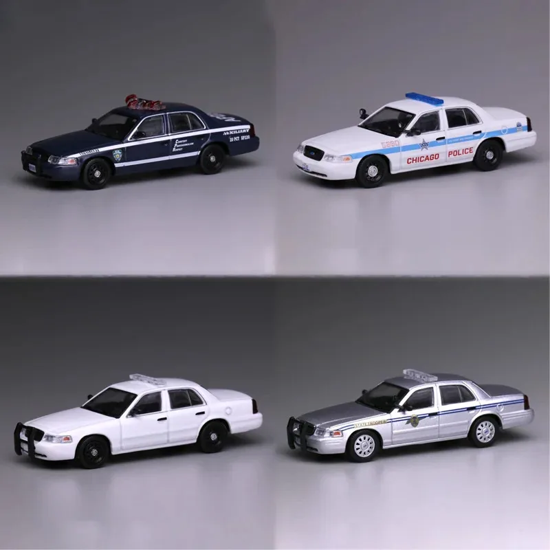 

5 Model G1 Scale Police Painted Diecast Alloy Model Car Collection Display Toys Gifts Souvenirs
