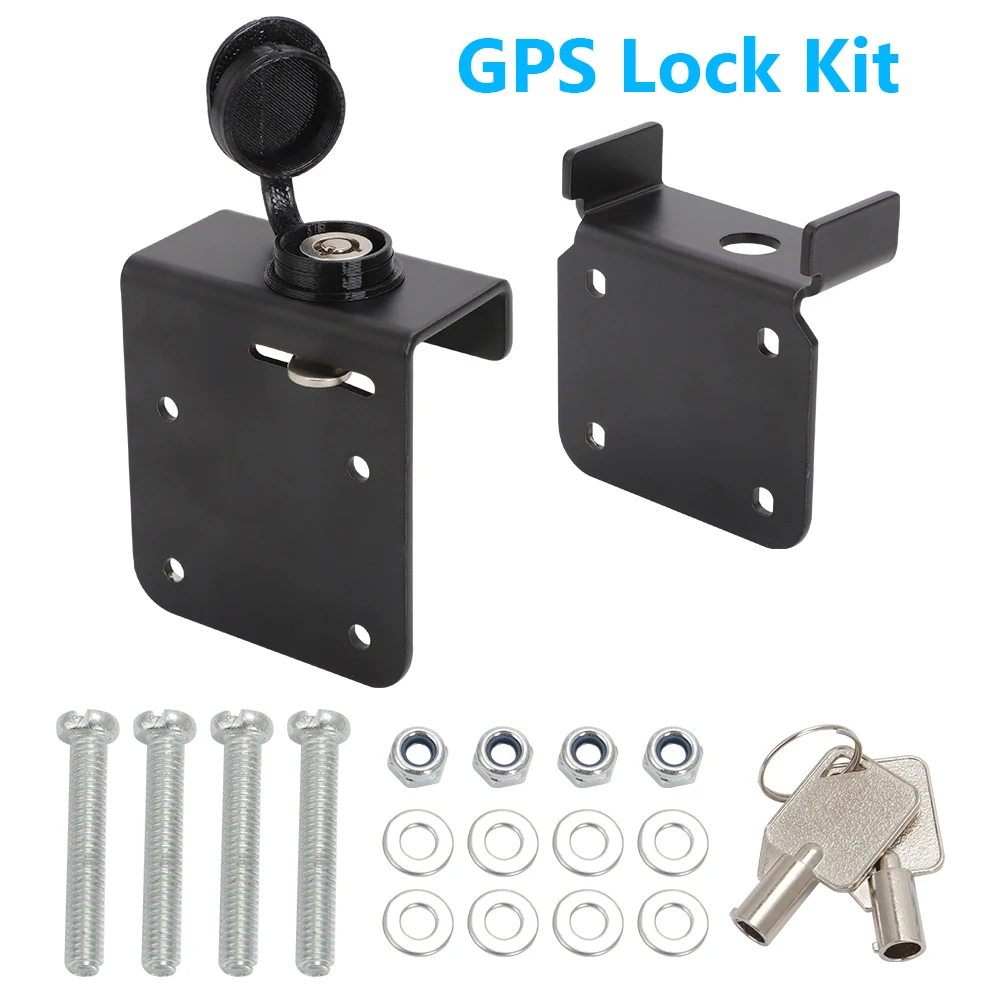 For Garmin Zumo XT & XT2 Mount GPS Navigator Lock Kit Aluminum Locking Bracket Navigation Mounting GPS Bracket Kit