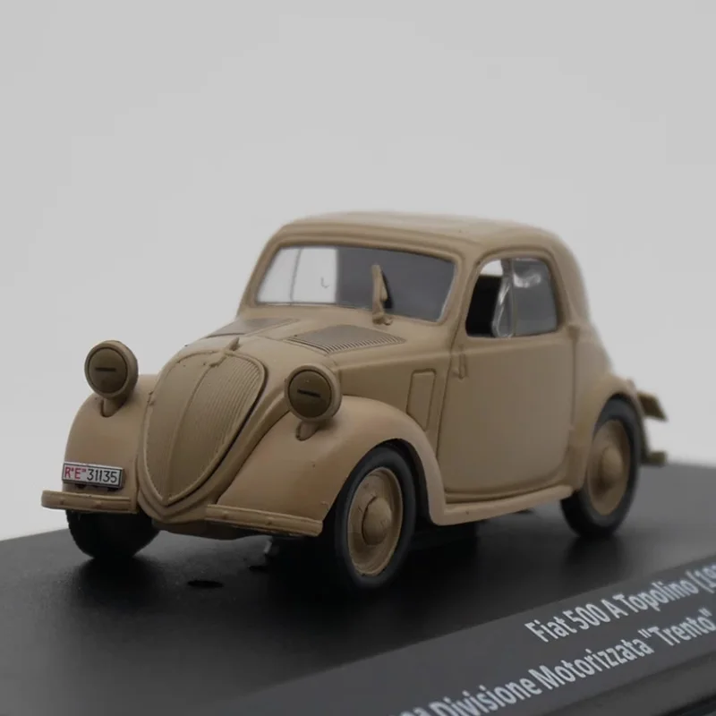 Ixo 1:43 Scale Fiat 500 A 1936 Italian Military Vehicle Alloy Car Model Simulation Series Souvenirs Collection Holiday Gift