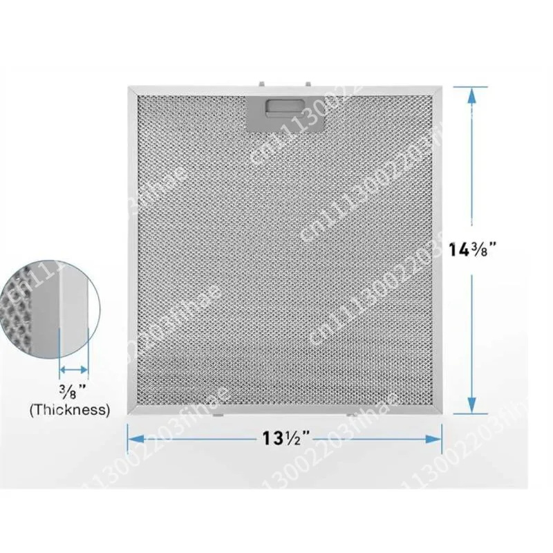 Range hood metal filter screen, top suction oil screen filter element