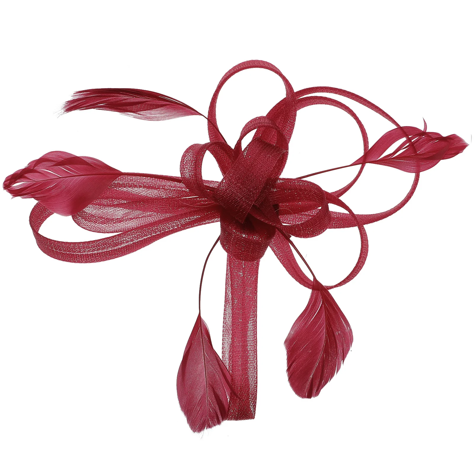 

Elegant Fascinator Clip For Women Wedding Bridal Accessories Decorative Plumage Barrettes Headpieces Corsage Tea Party Wear
