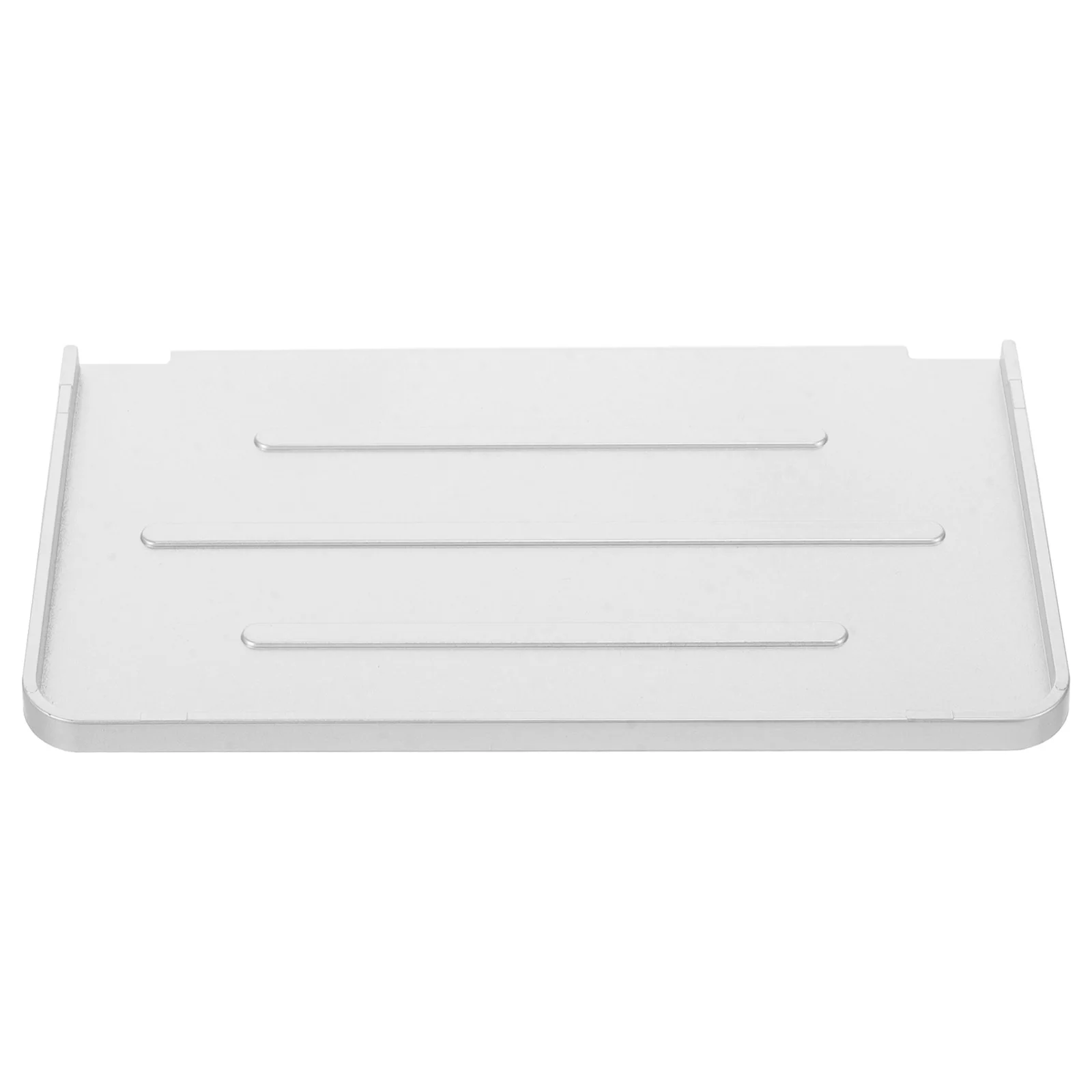 

Bathroom Shelf Storage Wall Mounted Phone Holder Rack Silver No Drill Small Space Saving Toiletries Organizer Bathroom