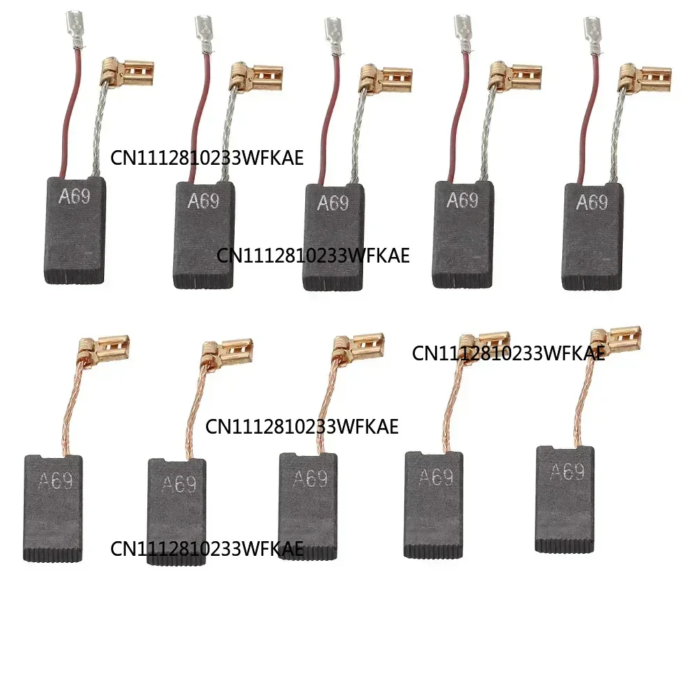 10Pcs Carbon Brushes For GBH 5-40 DCE GSH 5-CE GSH 5 E GBH 5-40 DE Drill Rotary Hammer Spare Parts