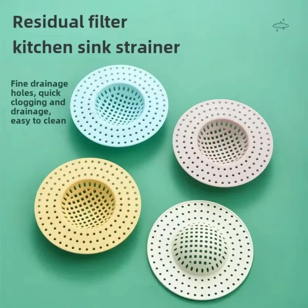 Filtro de plástico para fregadero de cocina, filtro de alcantarillado, tapón de red, desagües de suelo, recogedor de pelo, colector de residuos para accesorios del hogar