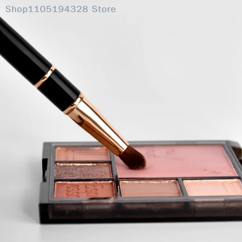 [MP] pinceau à lèvres Double tête pour rouge à lèvres tige en métal pinceau à lèvres pinceau de maquillage pour rouge à lèvres brillant à lèvres comprend le couvercle pour débutant