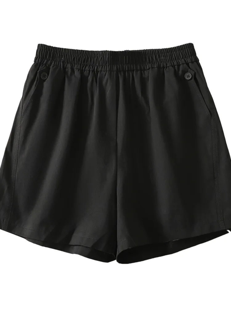 ハイウエストAラインコットンワイドレッグパンツ レディース 夏服 大きいサイズ ゆったり カジュアル 斜めストライプ コットンワークウェアパンツ