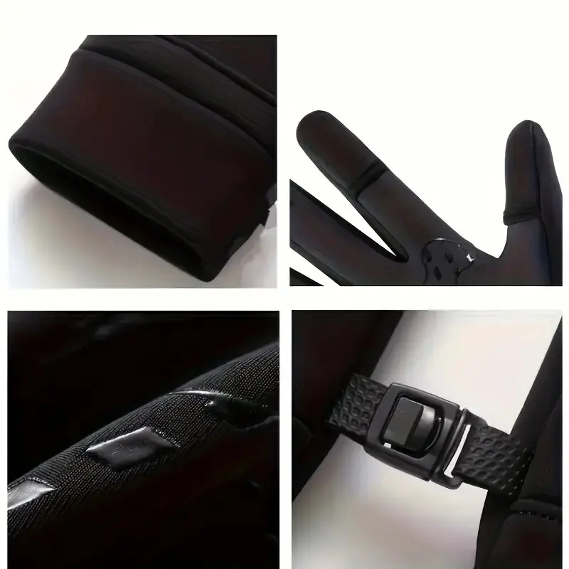 アウトドアスポーツ用冬用タッチスクリーン手袋フリップトップデザインの男性と女性用の耐寒性と防風性の手袋