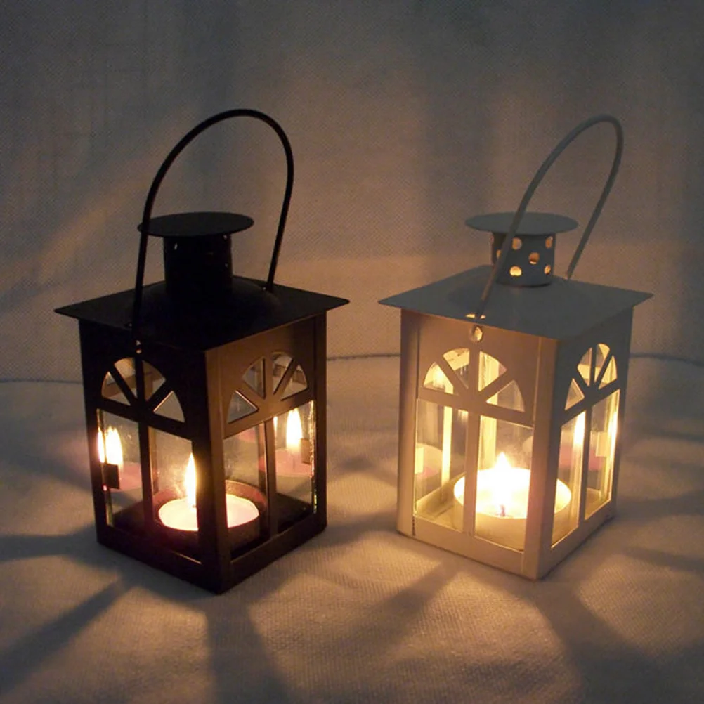 

Iron Holder Home Decorations Decorative Holders Candlesticks Retro Lantern