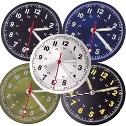 Green Number 29mm Nologo Watch Dial Face for NH35 NH36 Movement Vintage Dial for Diver Watch Mod Spare Parts