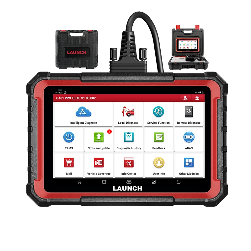 

LAUNCH X431 PRO ELITE Car Full System Diagnostic Tools 2 Scanner 32 Reset CAN FD DOIP Code Reader