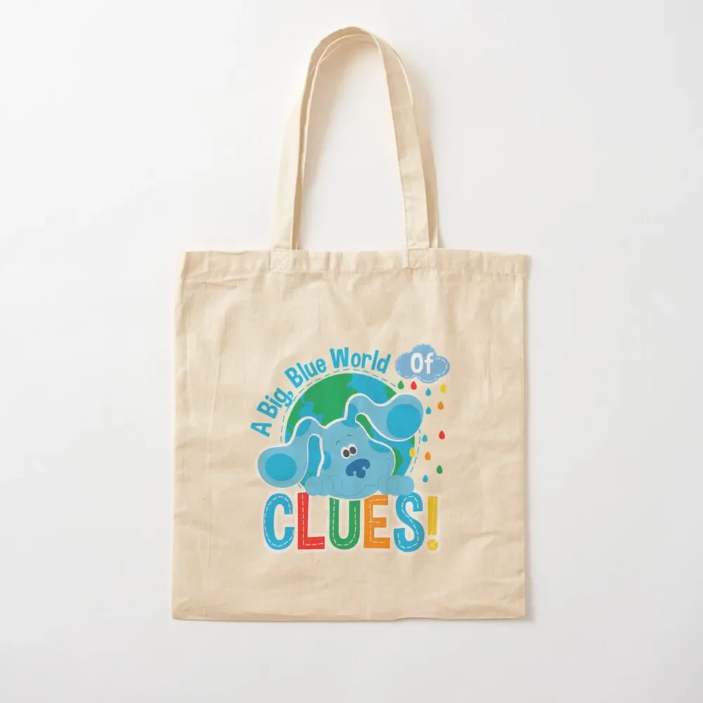 

Blue's Clues & You A Big Blue World Of Clues! Tote Bag hand bags Women's shopping bag Lady bag shopper bags