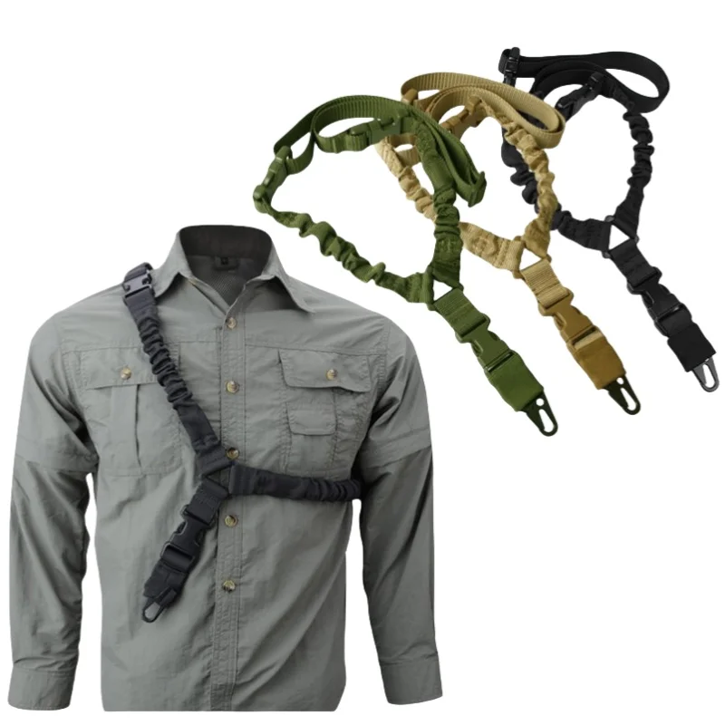 

Nylon Single Point Tactical Waist Rope for Outdoor Cross Mission Use