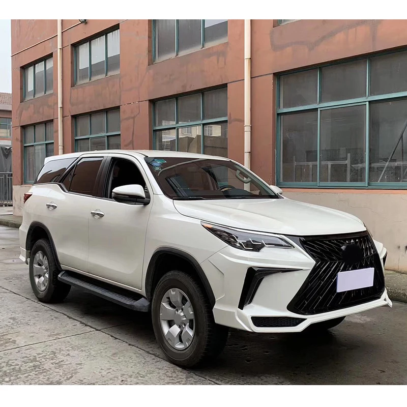 

Полный комплект кузова автомобиля из АБС-пластика для Toyota Fortuner 2016-2019 модернизация Lexus с подсветкой