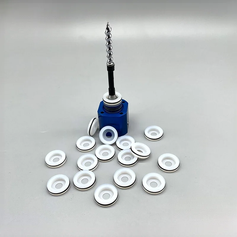 10pcs 6/7/8x18x4.5mm UPE Energized Seal for Rotary Screw Dispensing Valve Glue/Paint Jet System