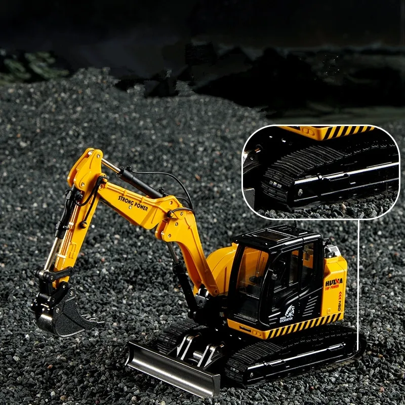 Alloy 1:50 engineering crawler excavator model,simulation engineering car accessories,original packaging gifts,wholesale