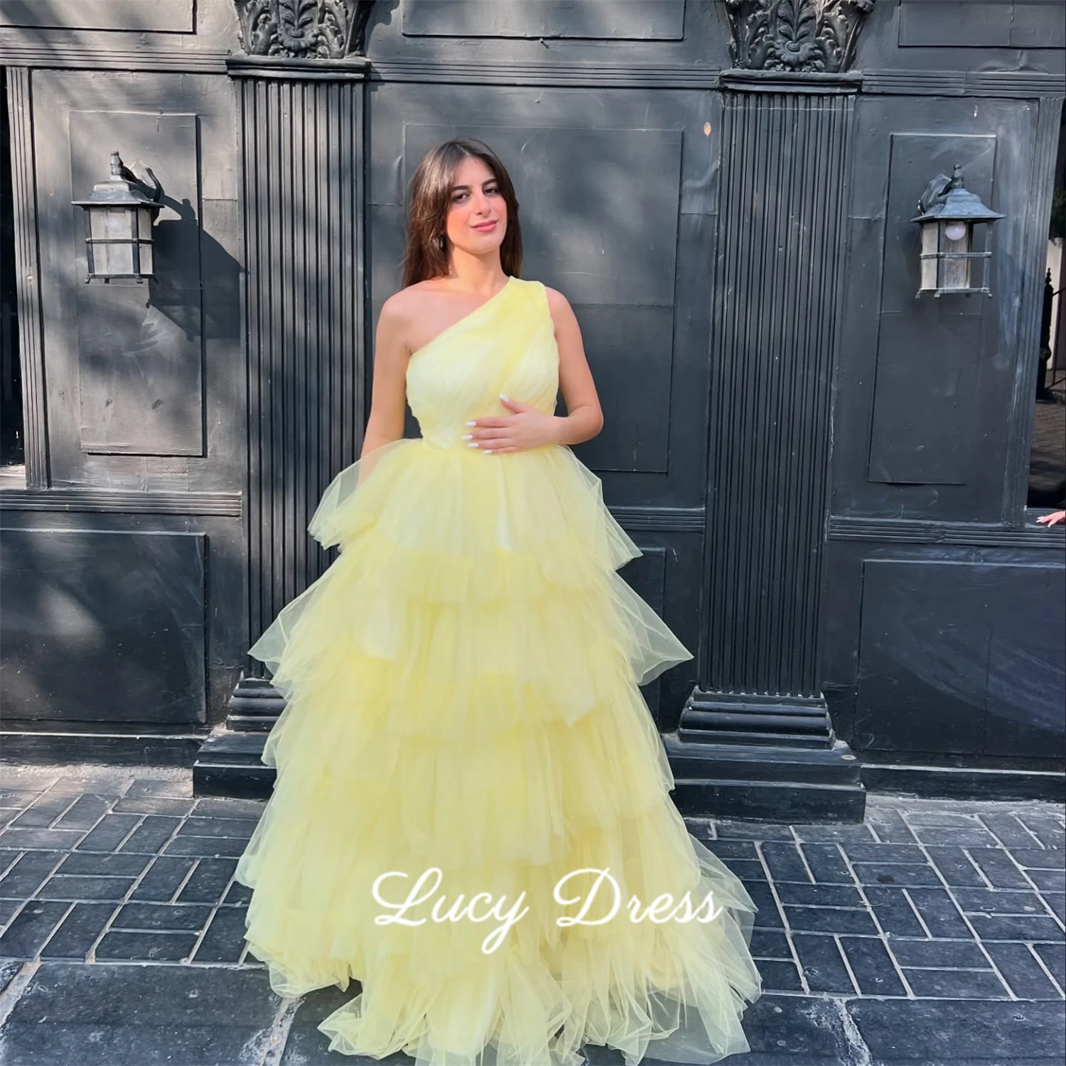 

Lucy Customized Chic Evening Dress for Special Occasions Prom Dress Wedding Party Dress Cocktail Dresses happy sharon dresses