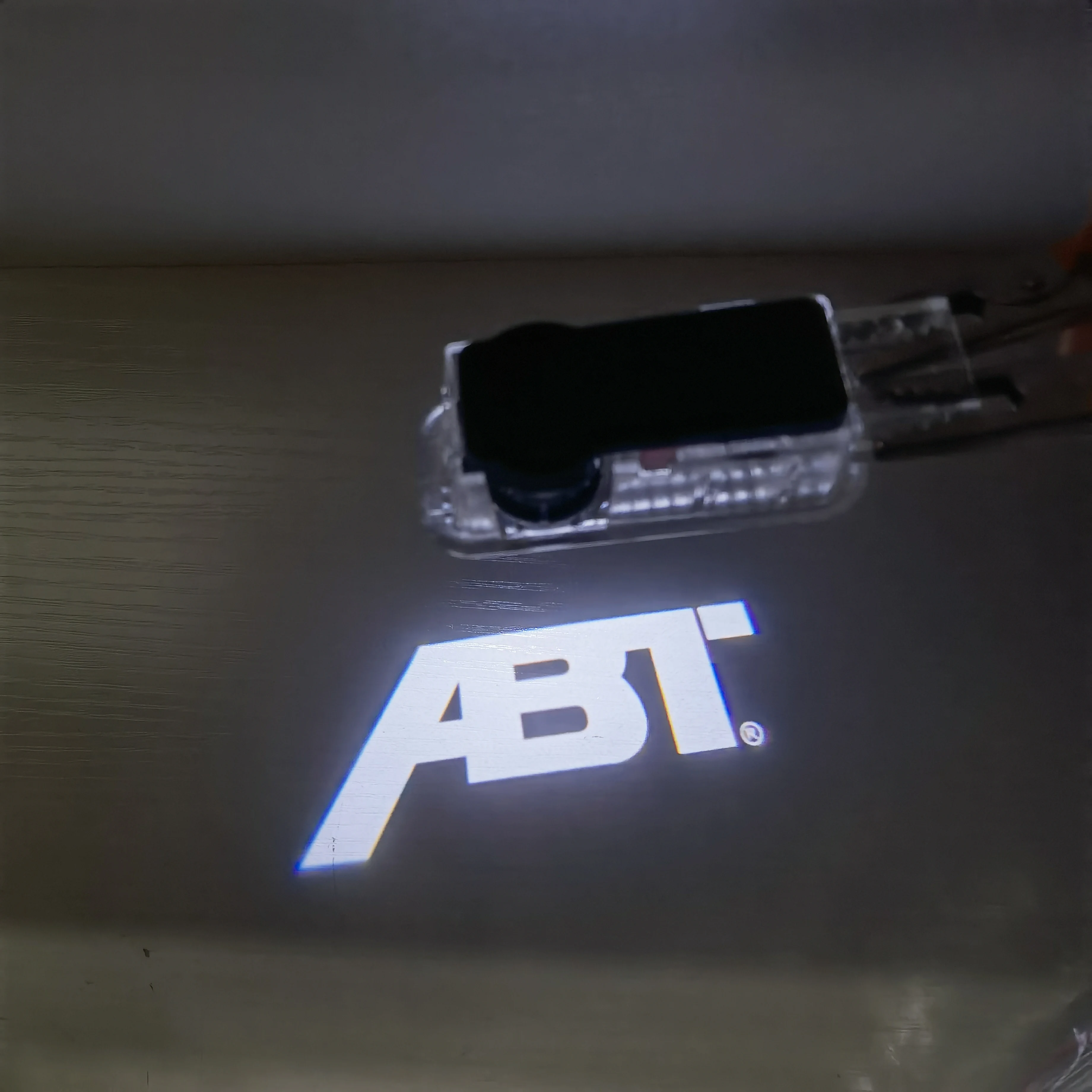 ABT Emblem For AUDI Shadow Light 2pcs RS4 RS3 TTS Door Light ABT Welcome Light Fit For Audi A6 A5 A3 A4 A7 Q3 Q5 Q7 TTS RS6 RS7