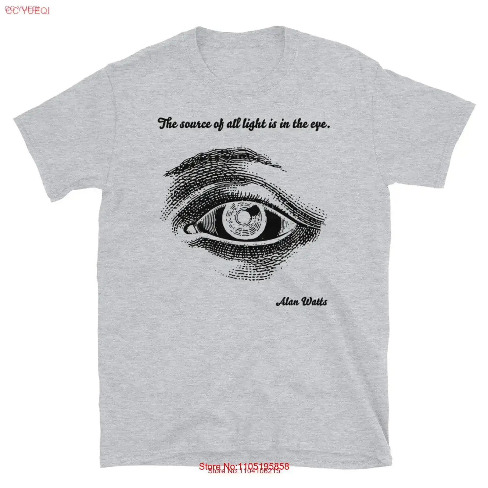 

Alan Watts Clothing Zen Buddhism T Shirt Philosophy Quote Mystical Eye Spiritual Spirituality Boho Top Wear vintage Washed