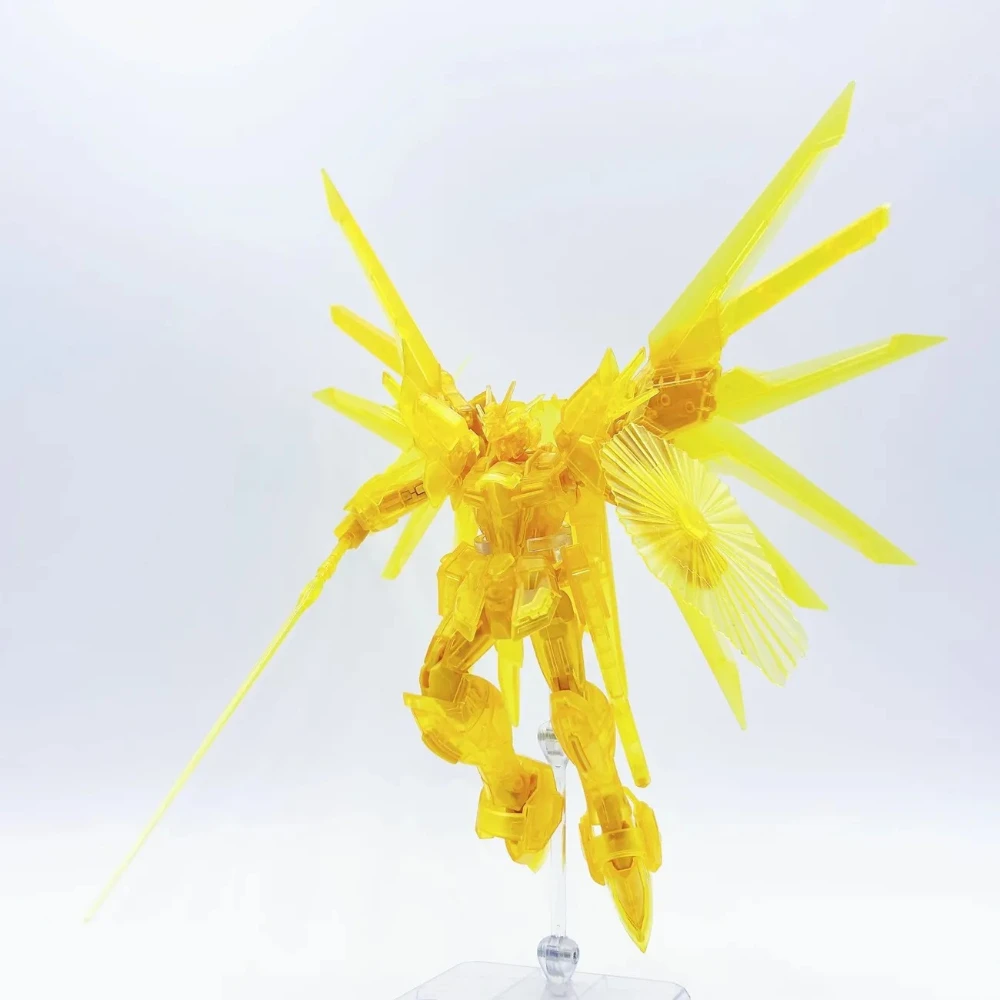 Novo em estoque hg1/144 liberdade de aumento limitado ouro cor esquema montagem modelo kit colecionável personalizado robô brinquedo modelo menino presente