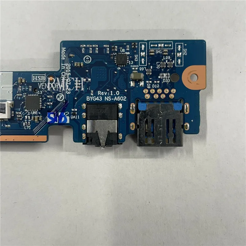 NS-A602 Echt Voor Lenovo Yoga 700-14ISK Usb 3.0 Audio Kaartlezer Io Board BYG43